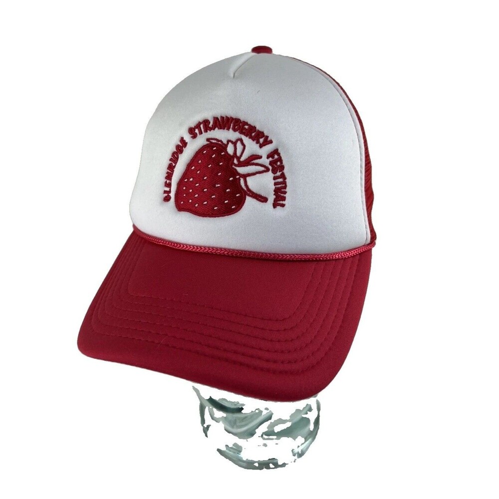 Glenridge Strawberry Festival Meshback Snapback Baseball Hat Ball Cap Trucker